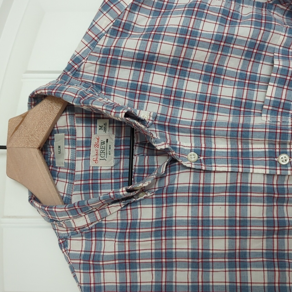 J.Crew Secret Wash Slim Fit Shirt | M